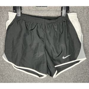 Nike Dri Fit Women’s Running Athletic Shorts Black White Gray Size Small Liner